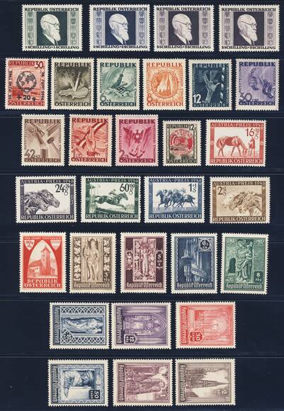 ÖSTERREICH 1946 Jahrgang komplett ÖSTERREICH 1946 Jahrgang komplett