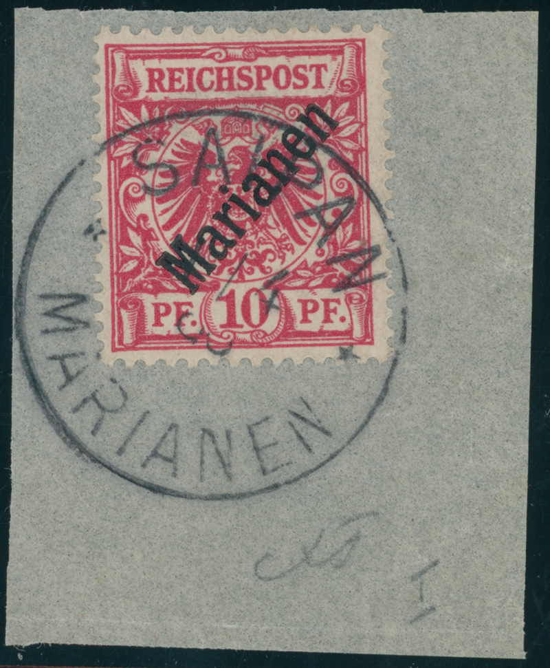MARIANEN 1899 MiNr. 3 I Stempelsorte I