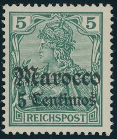 DP MAROKKO 1905 MiNr. 20 DP MAROKKO 1905 MiNr. 20