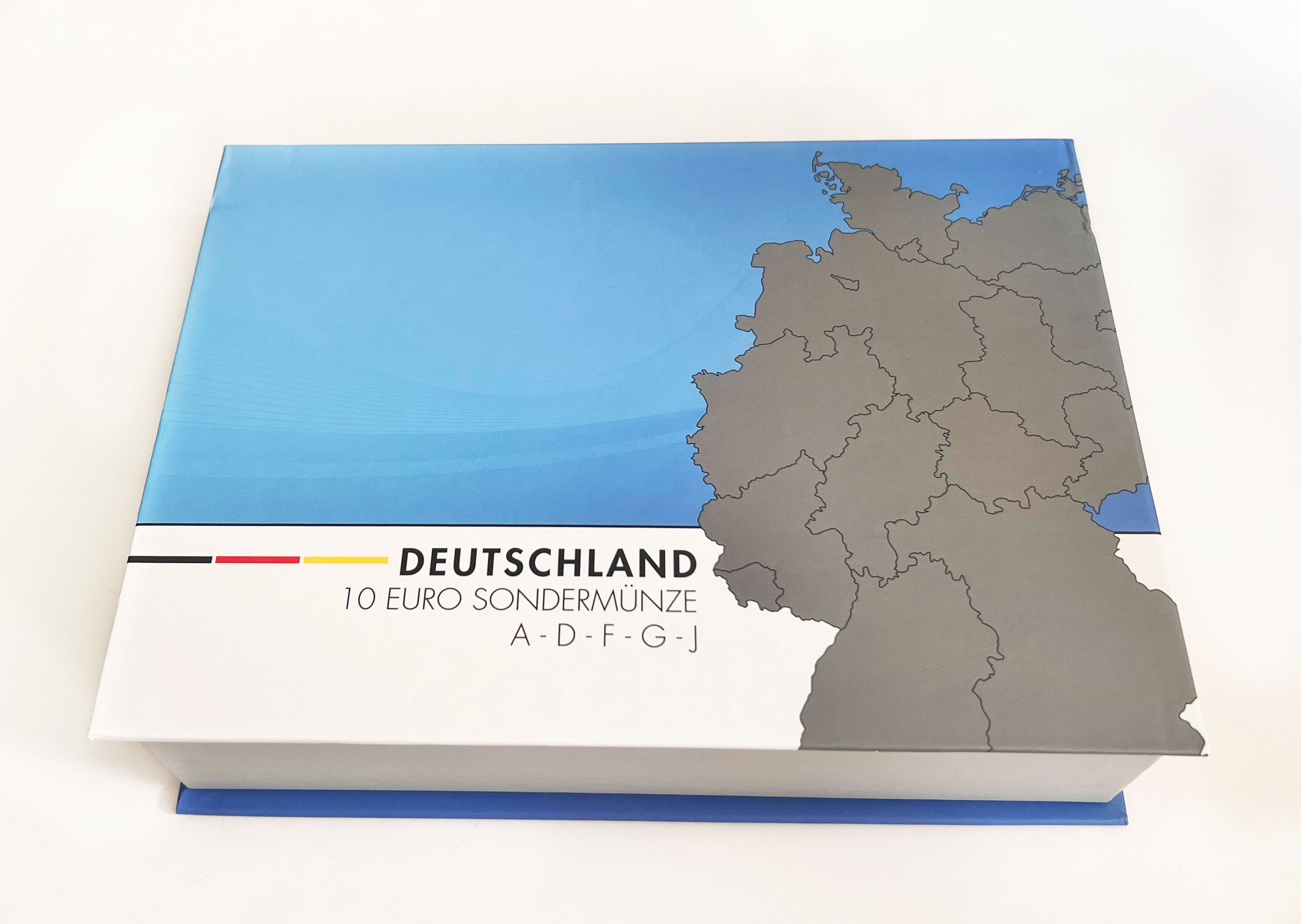 BRD 5 x 10 Euro Polymer 2020 An Land in Unterlicht-Box