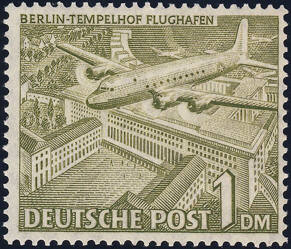 BERLIN 1949 MiNr. 57 X a BERLIN 1949 MiNr. 57 X a