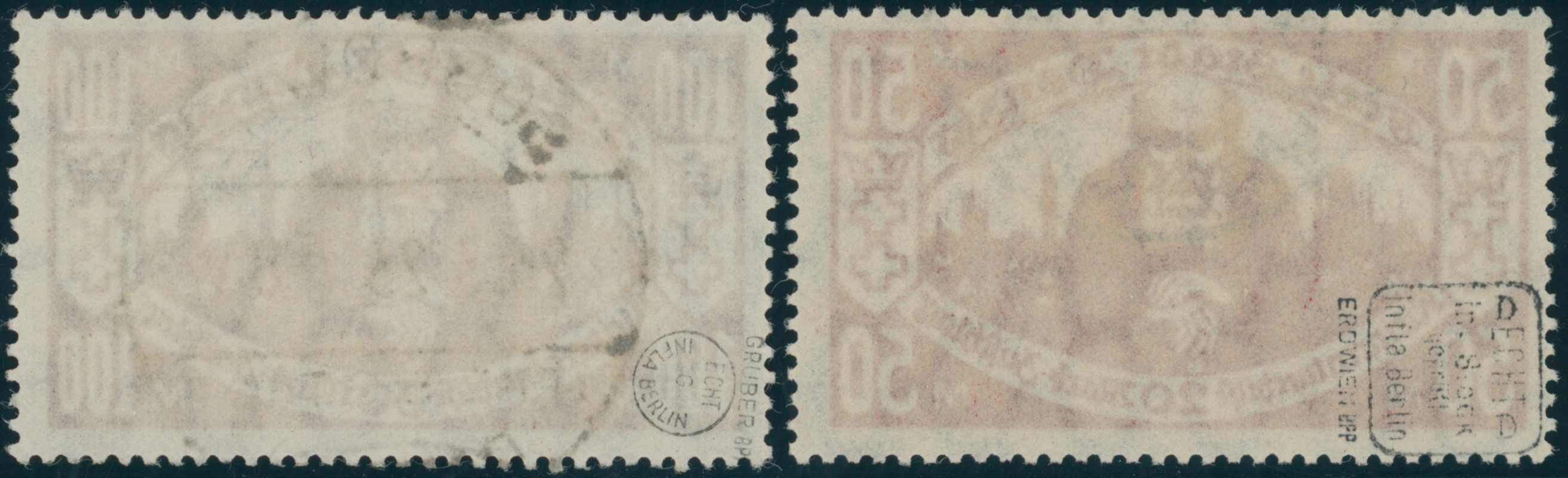 DANZIG 1923 MiNr. 131-132