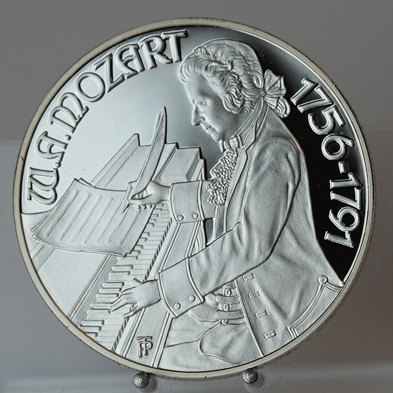 ÖSTERREICH 100 Schilling 1991 Mozart - Wien PP