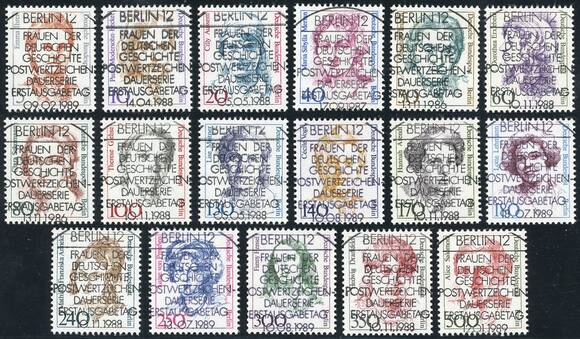 BERLIN 1986-1989, MiNr. ex 770-849