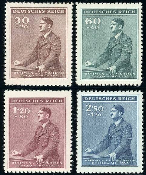 B.u.M. 1942 MiNr. 85-88