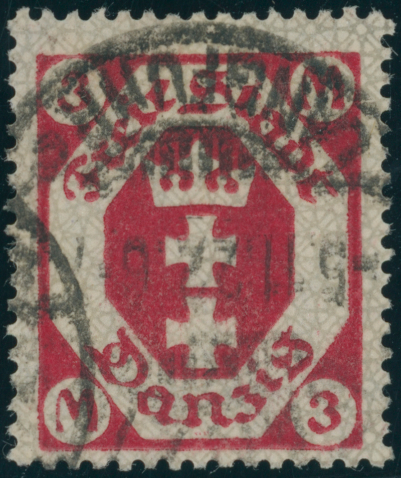 DANZIG 1922 MiNr. 104 b