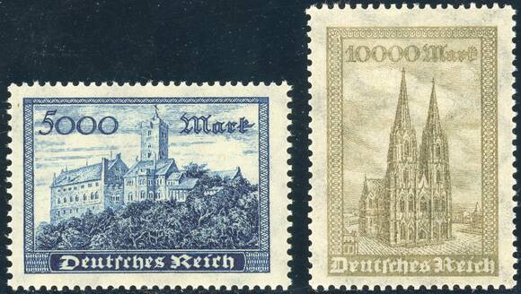 DR 1923 MiNr. 261-262