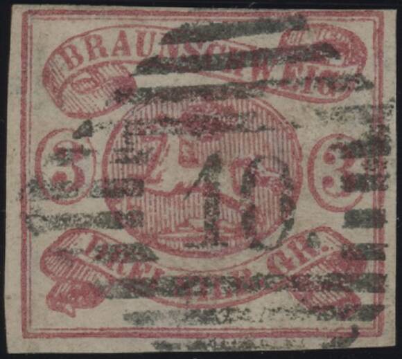BRAUNSCHWEIG 1862 MiNr. 12 A a BRAUNSCHWEIG 1862 MiNr. 12 A a