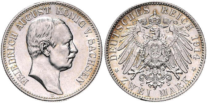 SACHSEN 2 Mark 1914 E, Jaeger 134