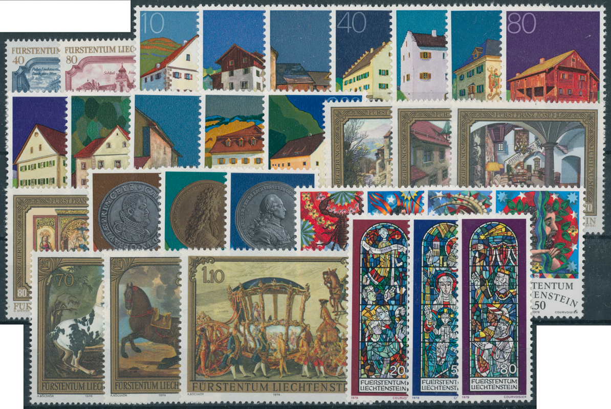 LIECHTENSTEIN Jahrgang 1978 komplett