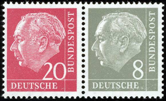 BRD 1960 Zusammendruck W 23 Y I BRD 1960 Zusammendruck W 23 Y I