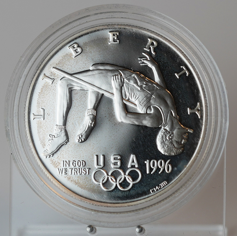 USA Silver Dollar 1996 P Olympische Spiele Atlanta PP