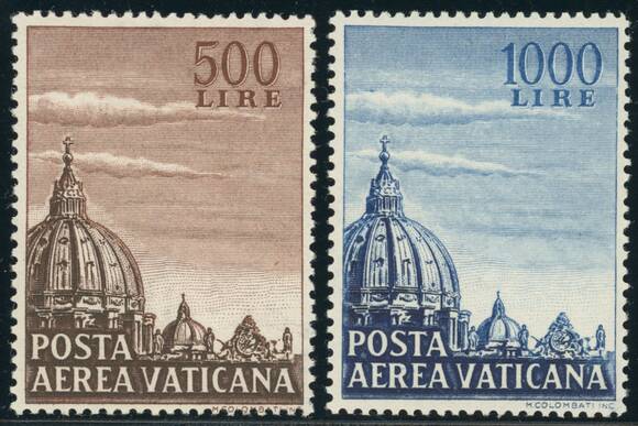 VATIKAN 1953 MiNr. 205-206