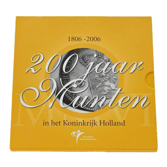 NIEDERLANDE 2006 amtlicher Münzsatz 200 Jahre Münzgesetz