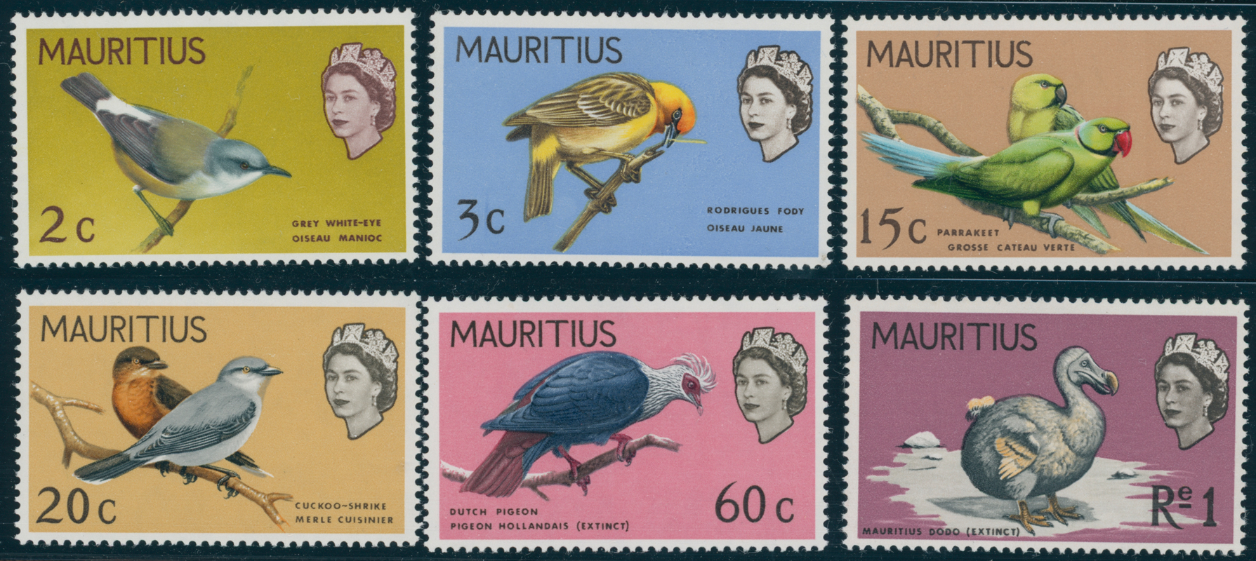 Mauritius 1968 MiNr. 319-324
