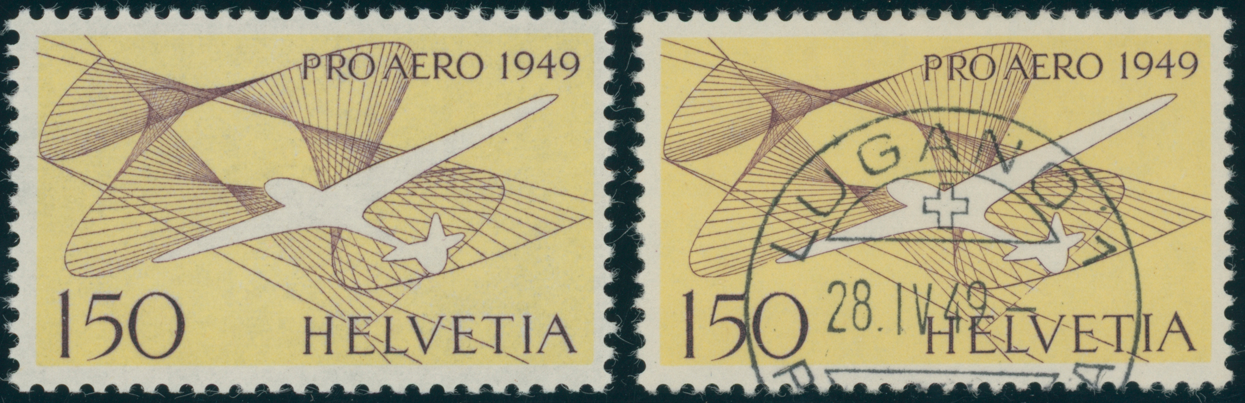 SCHWEIZ 1949 MiNr. 518 a