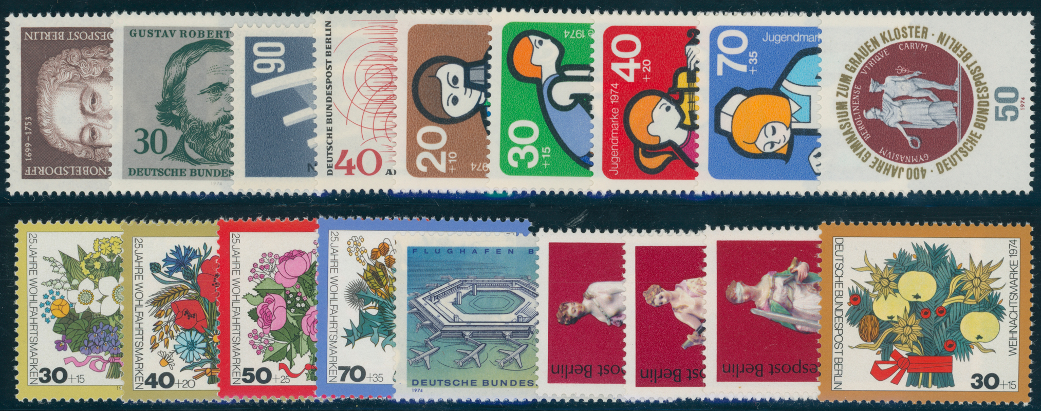 BERLIN 1974 Jahrgang komplett