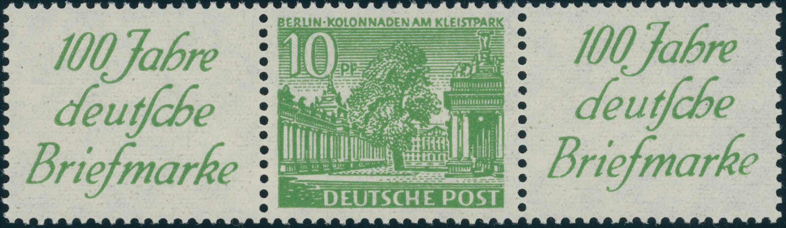 BERLIN 1949 Zusammendruck W 10
