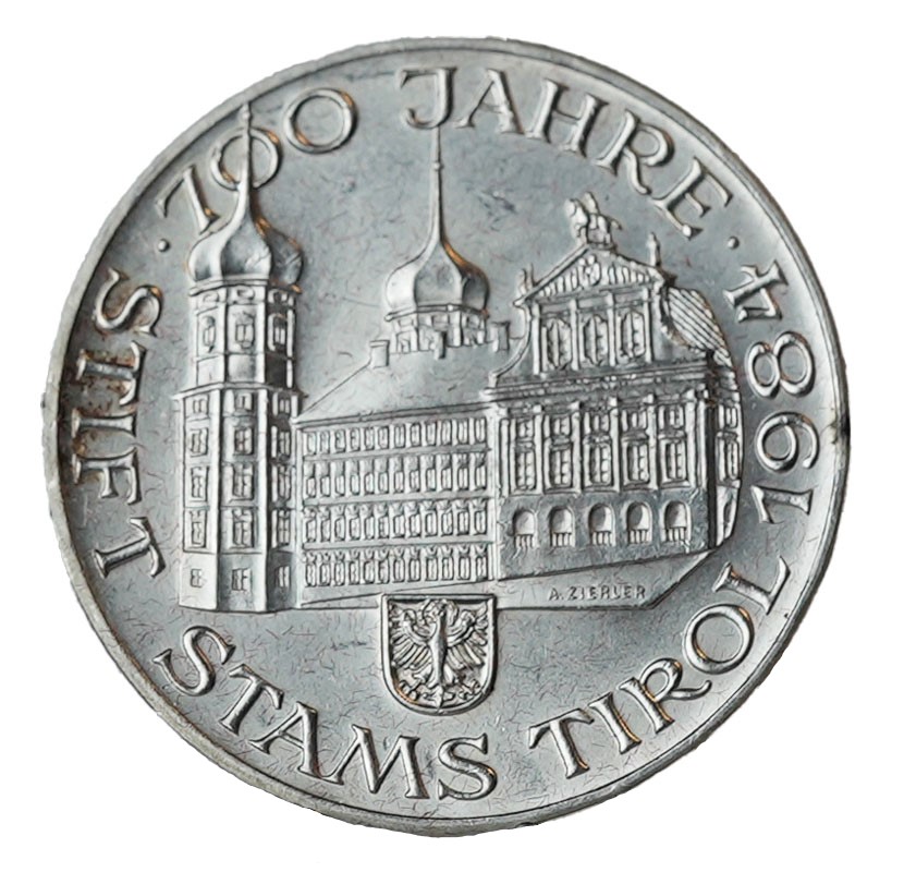 ÖSTERREICH 500 Schilling 1984 Stift Stams Tirol