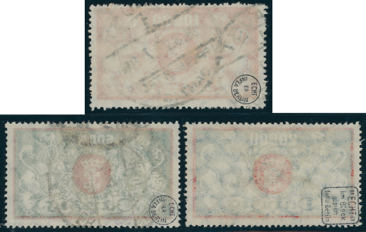 DANZIG 1923 MiNr. 147-149