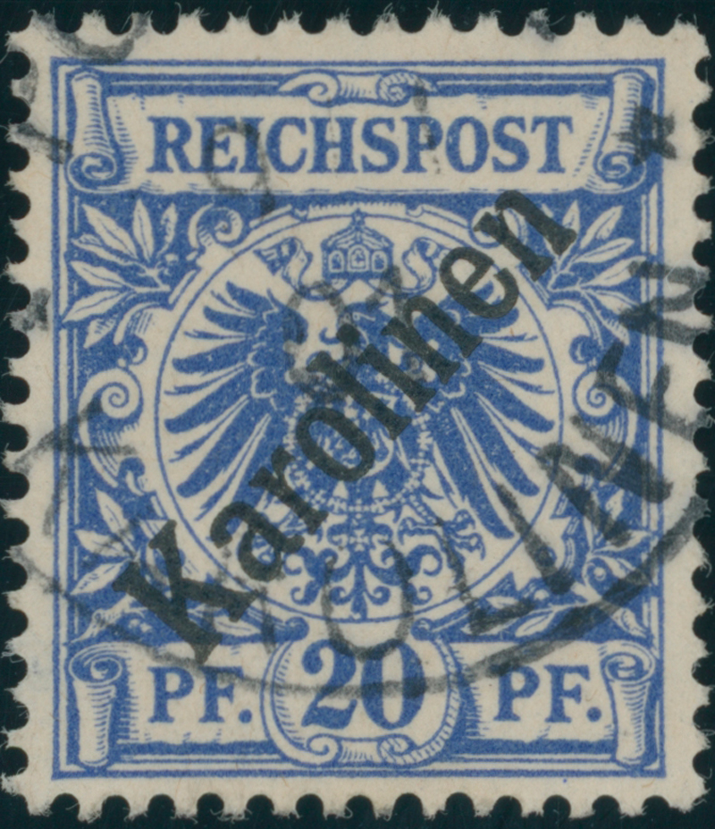 KAROLINEN 1899 MiNr. 4 I