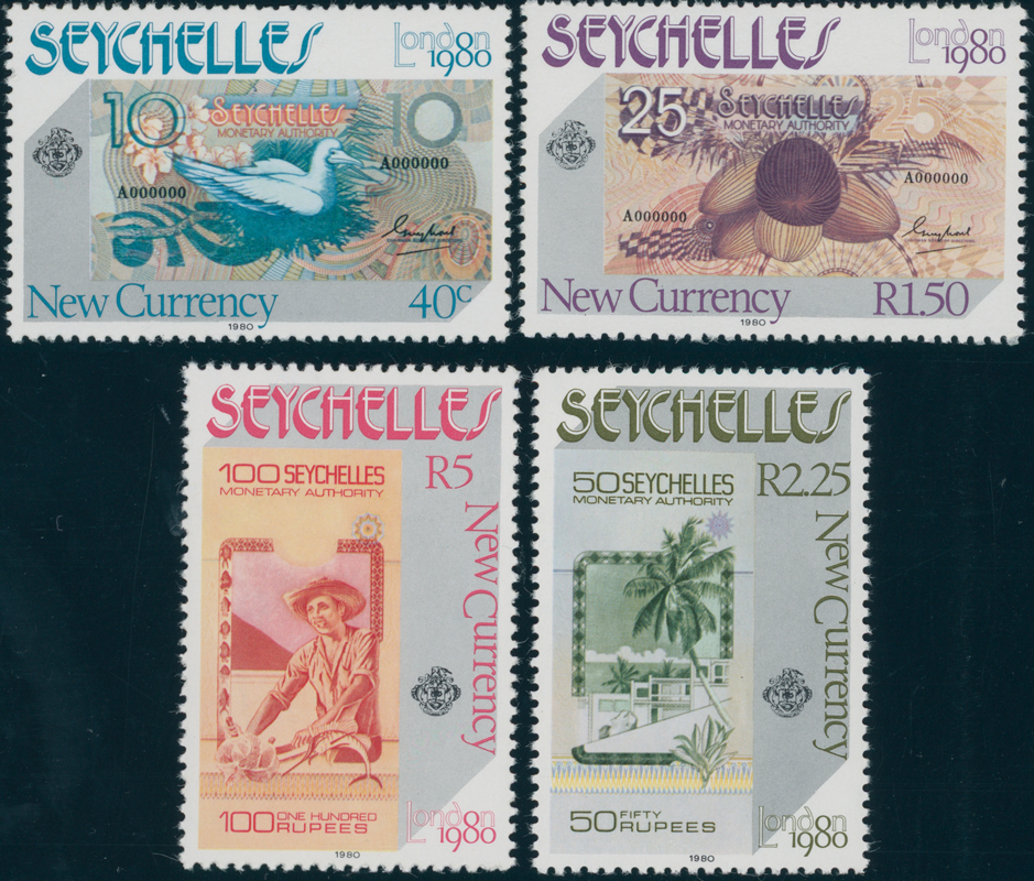 SEYCHELLEN 1980 MiNr. 457-460
