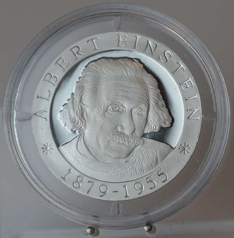 TOGO 500 Francs Silber 1999 Albert Einstein