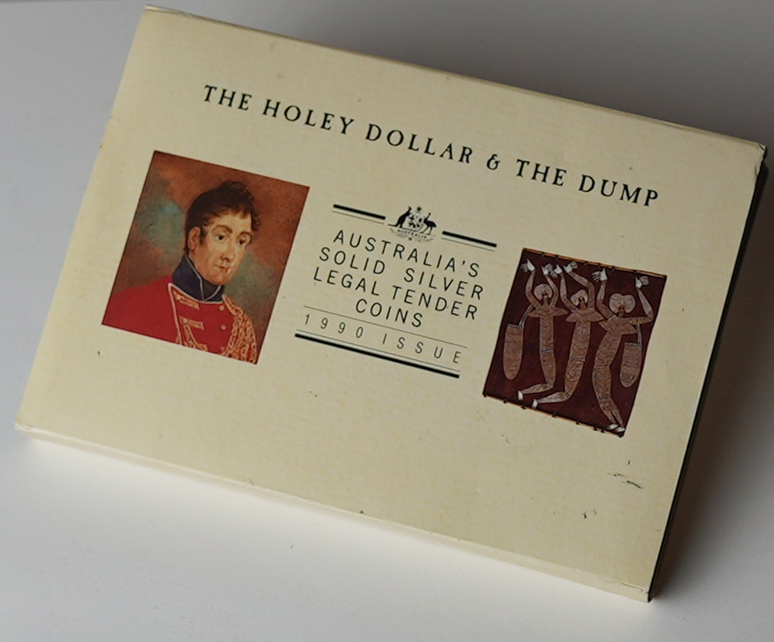 AUSTRALIEN 1990 The Holey Dollar and the Dump PP