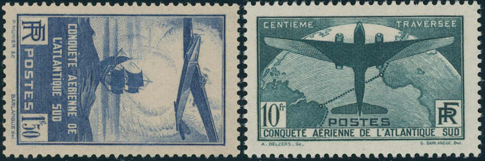 FRANKREICH 1936 MiNr. 326-327