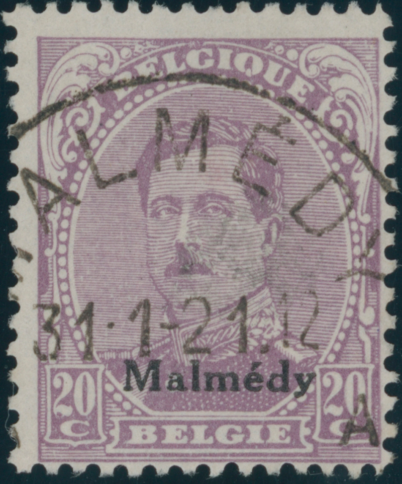 MALMÉDY 1920 MiNr. 6 A I PF