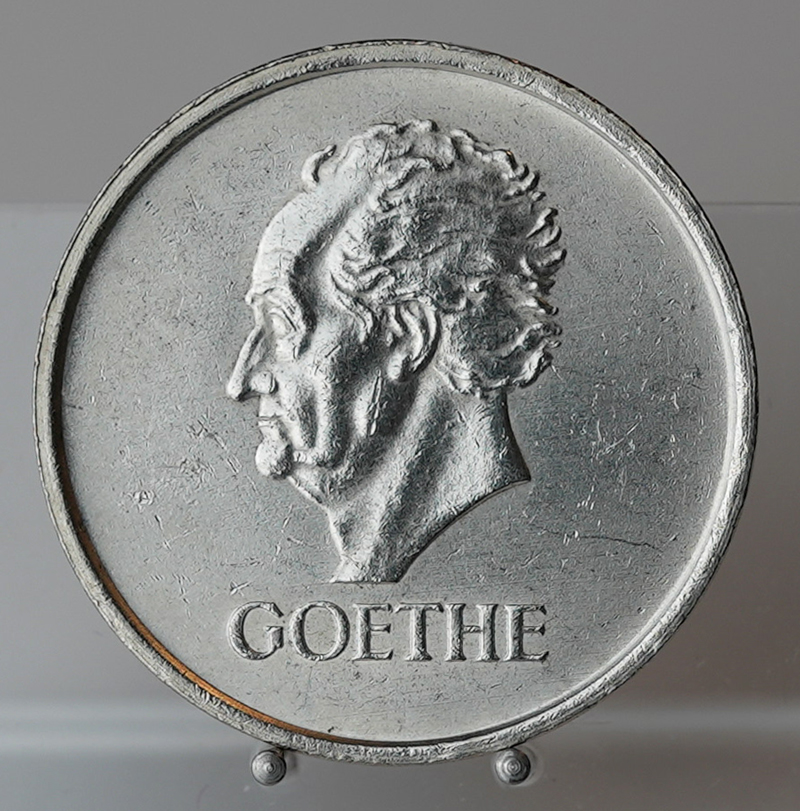 WEIMAR, 3 Reichsmark, 1932 A, Goethe, Jaeger 350 WEIMAR, 3 Reichsmark, 1932 A, Goethe, Jaeger 350