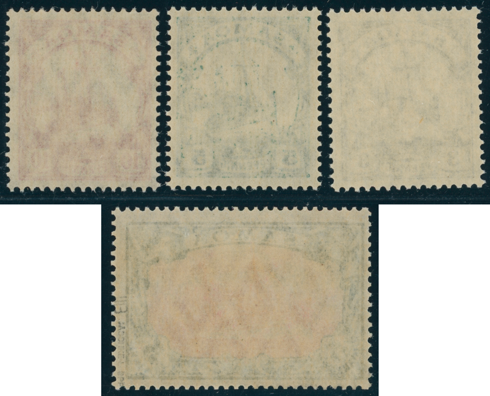 SAMOA 1919 MiNr. 20-23 II B