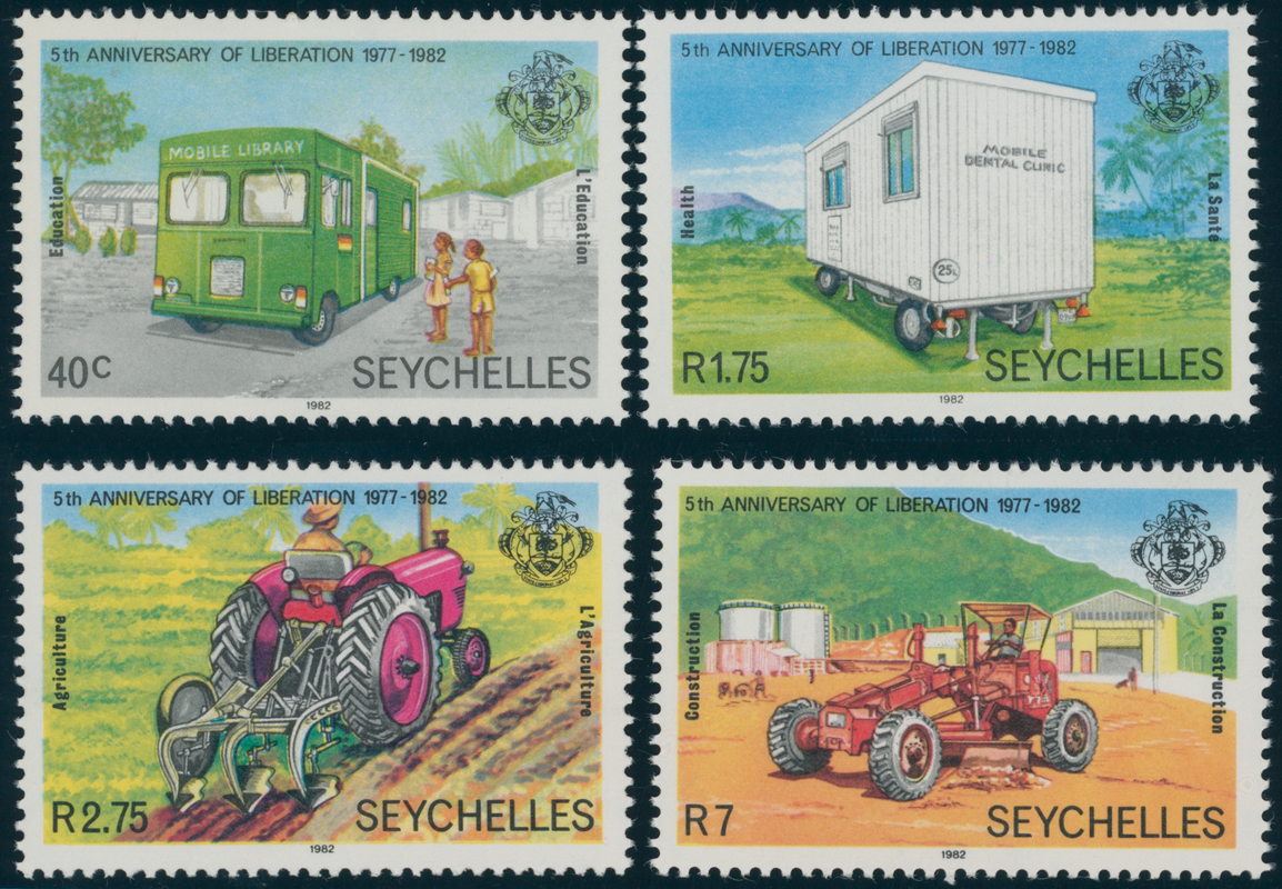 SEYCHELLEN 1982 MiNr. 507-510