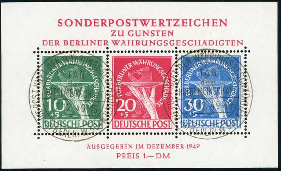 BERLIN 1949 Block 1 BERLIN 1949 Block 1
