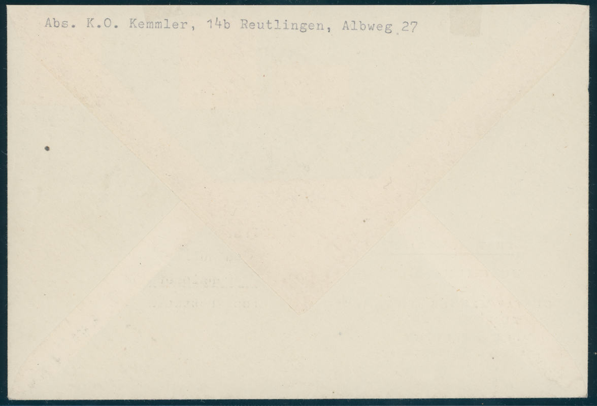 FZ WÜRTTEMBERG 1949 MiNr. 47-48 auf Ersttagsbrief