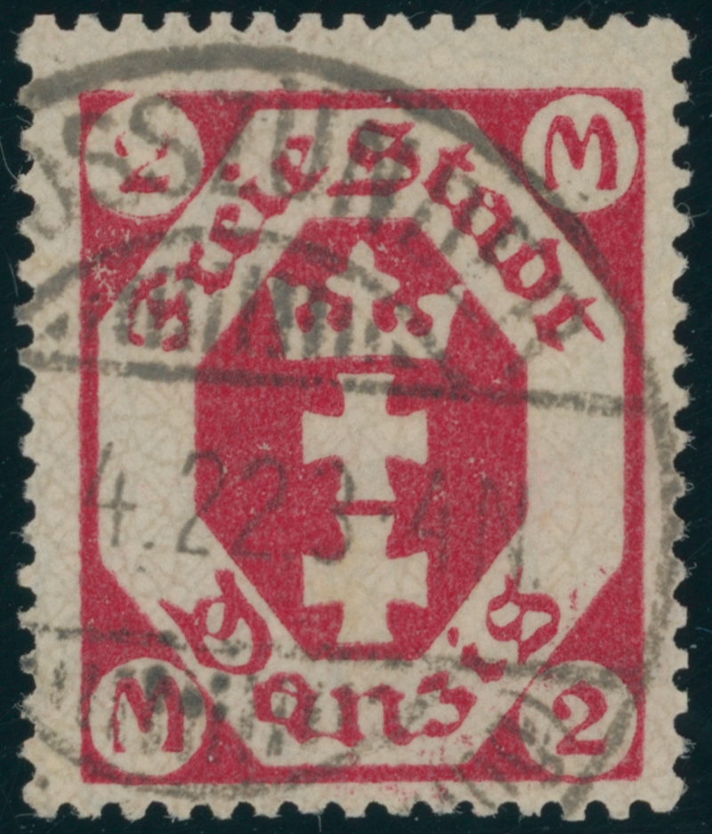 DANZIG 1922 MiNr. 96 PF I