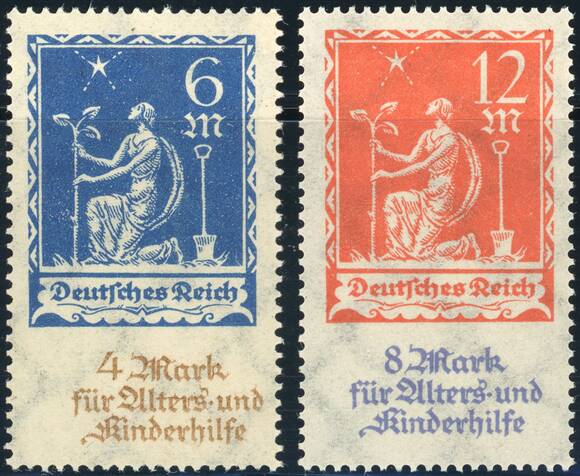 DR 1922 MiNr. 233-234