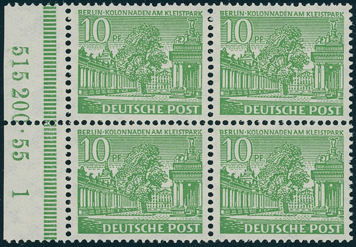 BERLIN 1949 MiNr. 47 HAN "515200.55 1"  