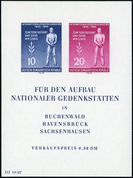 DDR 1955 Block 11 X I