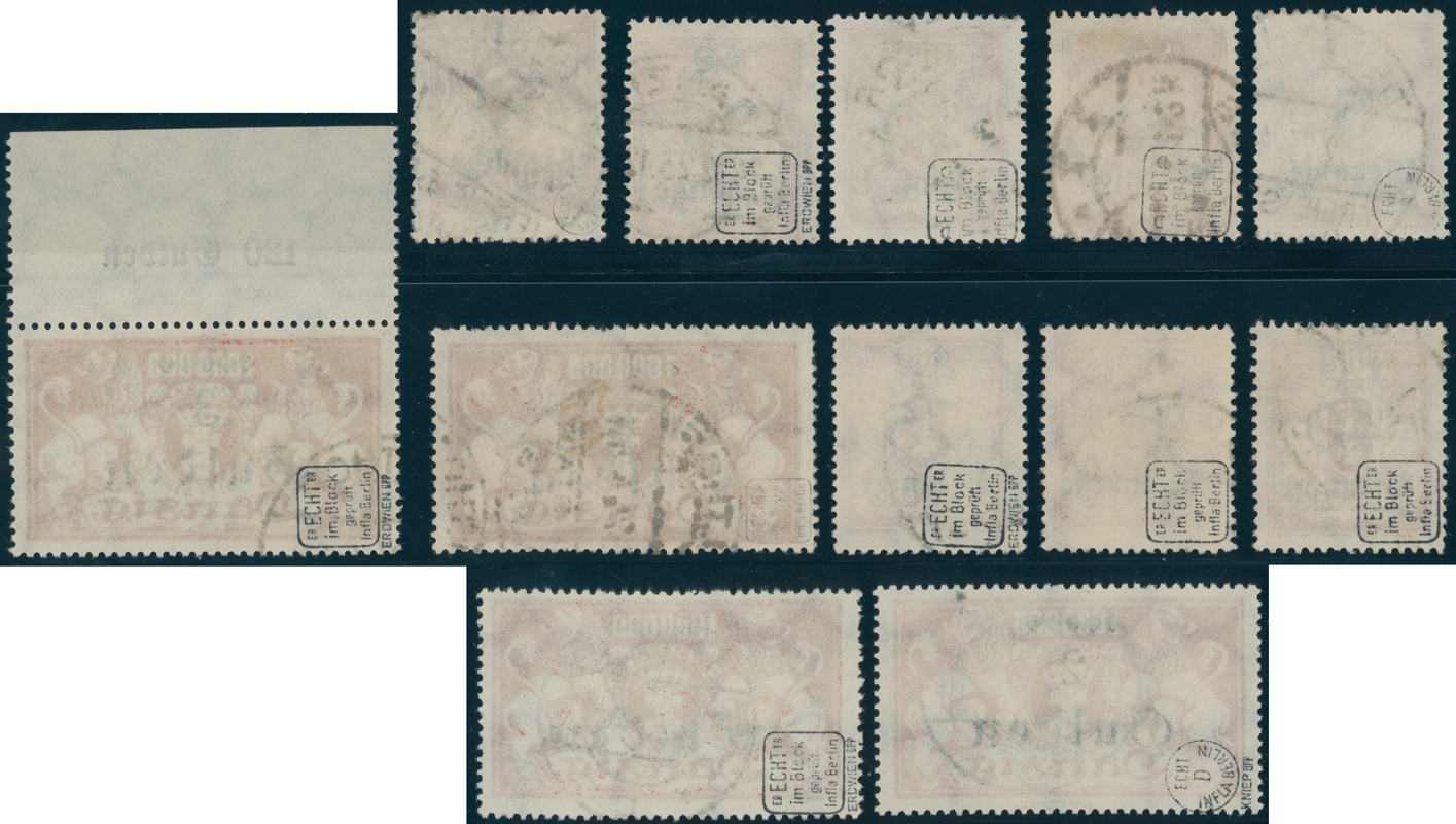 DANZIG 1923 MiNr. 181-192