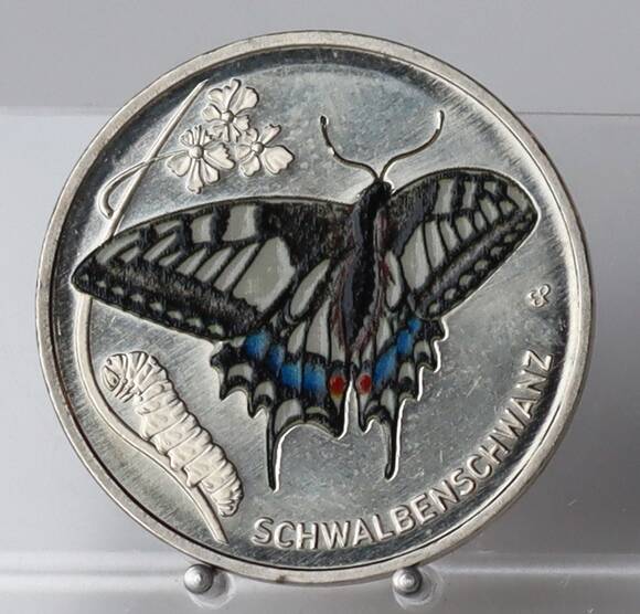 BRD 5 Euro 2023 G Wunderwelt Insekten Schwalbenschwanz