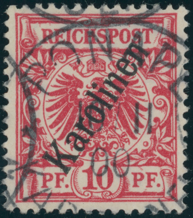 KAROLINEN 1900 MiNr. 3 II c