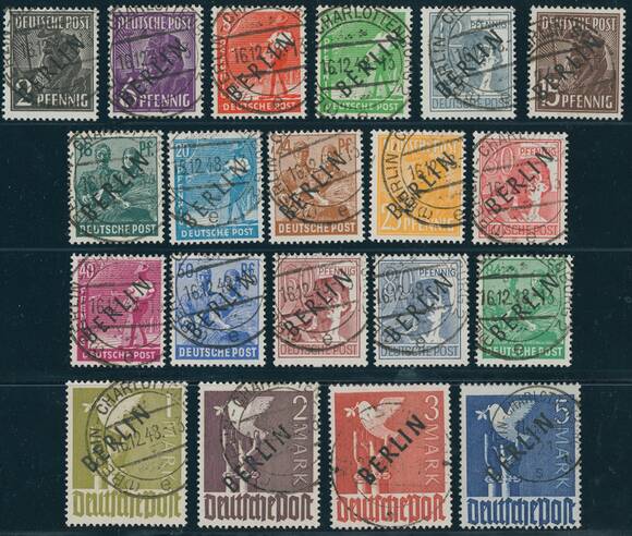 BERLIN 1948 MiNr. 1-20 BERLIN 1948 MiNr. 1-20