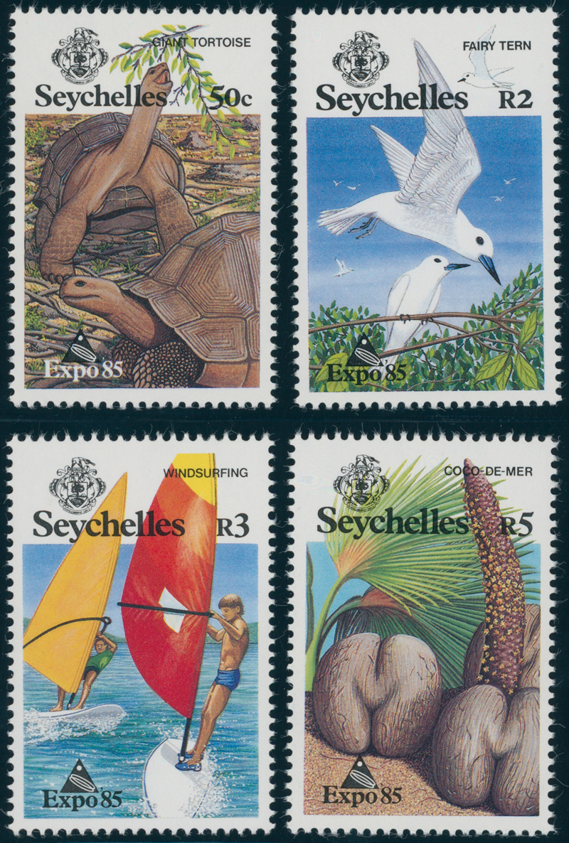 SEYCHELLEN 1985 MiNr. 579-582