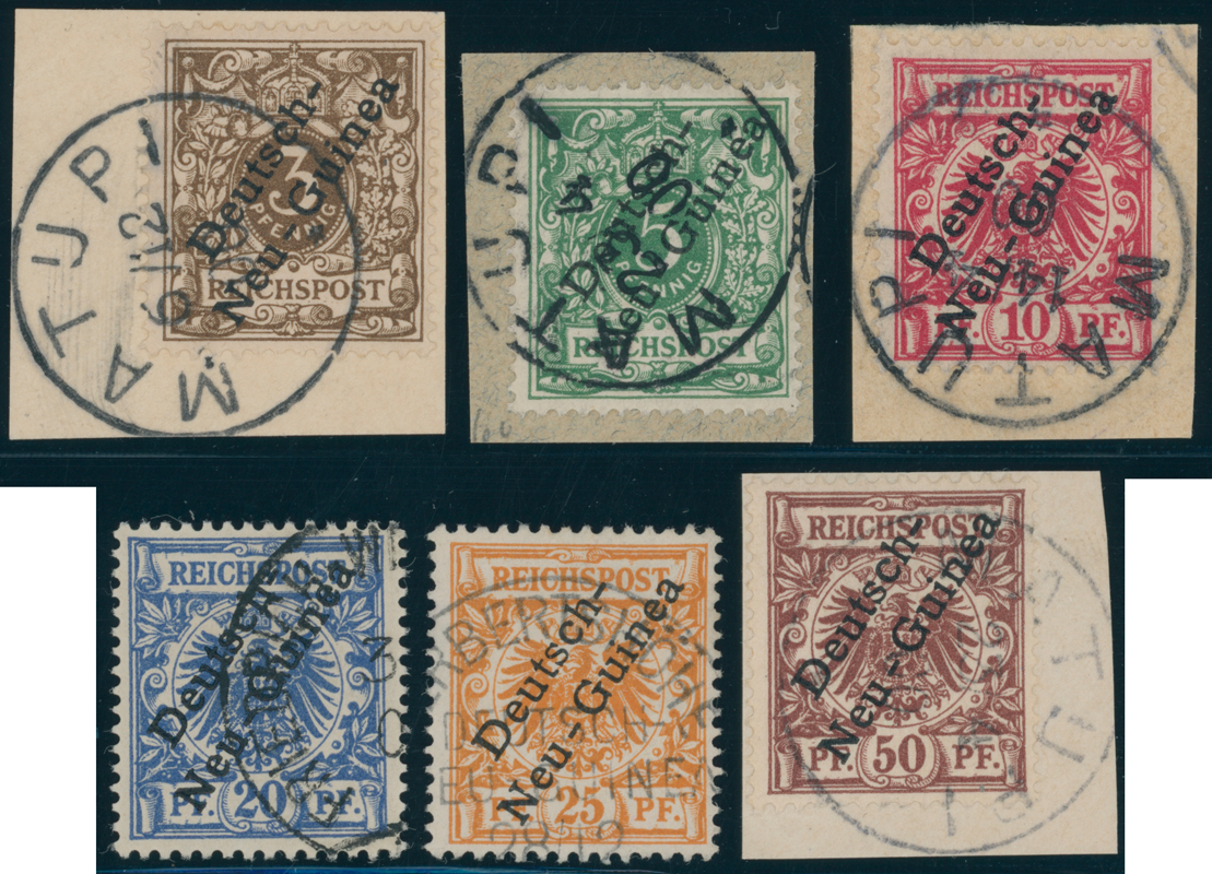 DEUTSCH-NEUGUINEA 1897 MiNr. 1-6