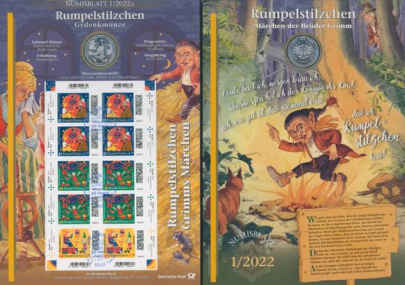 NUMISBLATT 1/2022 Deutsche Post mit Silber-Gedenkmünze 20 Euro