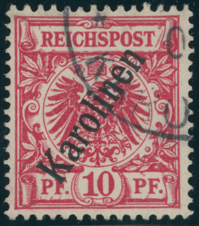 KAROLINEN 1900 MiNr. 3 II b