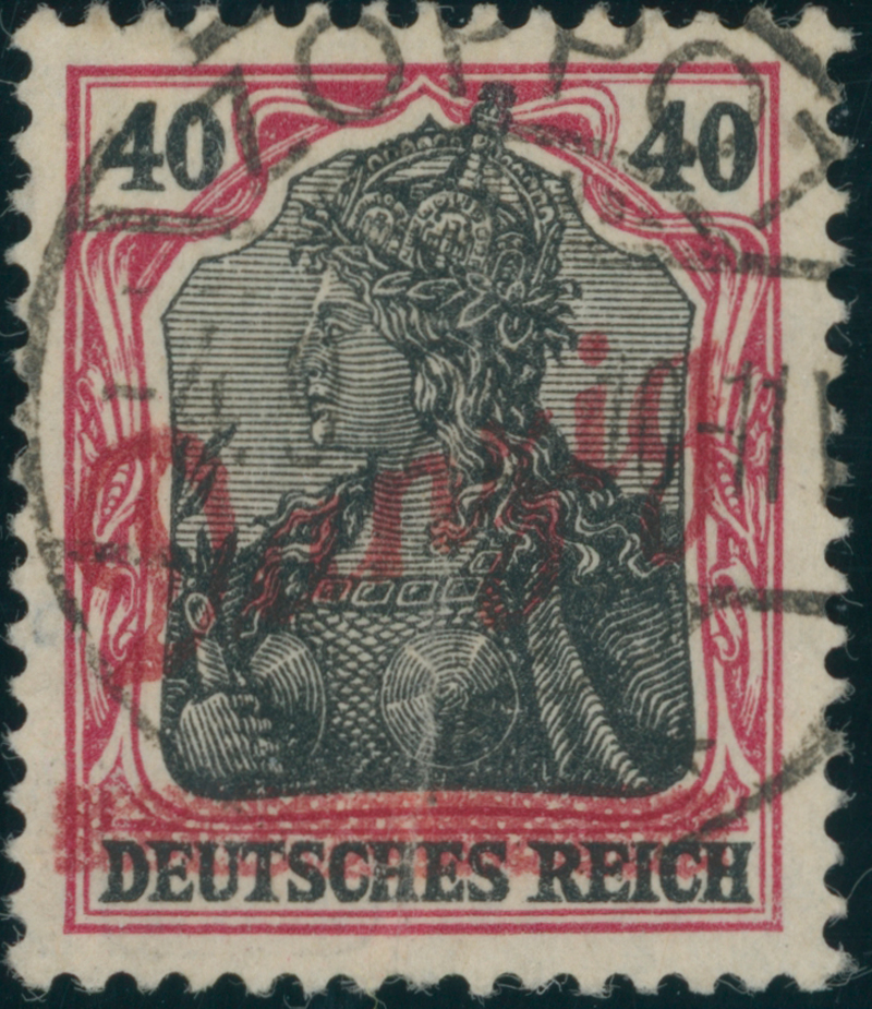 DANZIG 1920 MiNr. 38 a Kleiner Innendienst