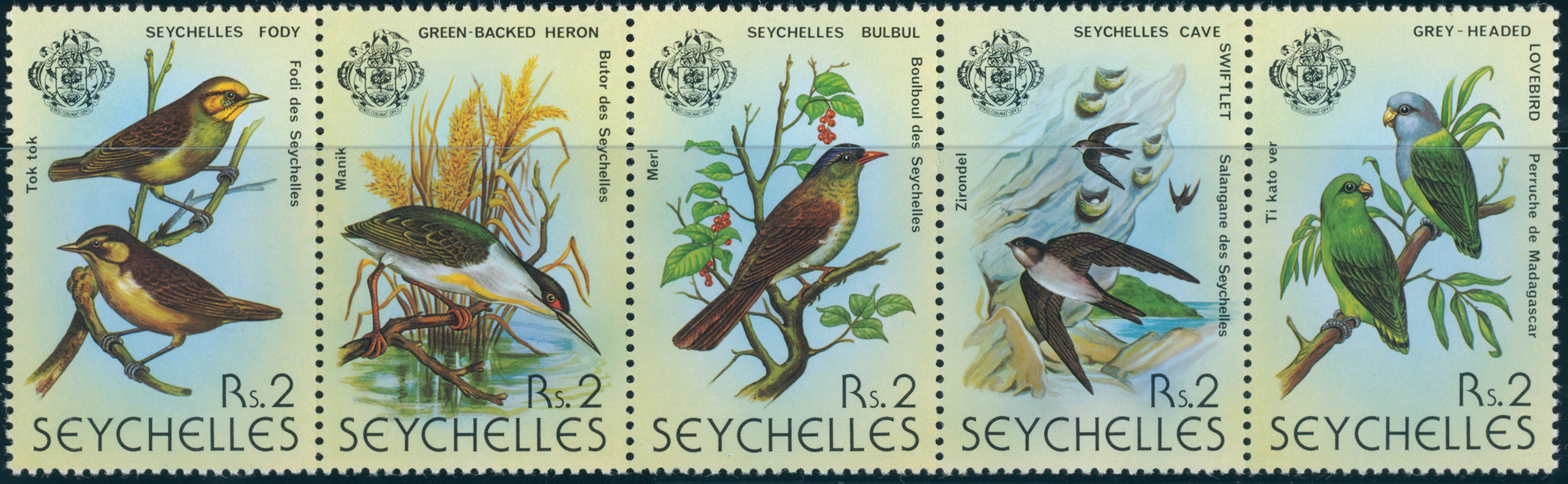 SEYCHELLEN 1979 MiNr. 430-434