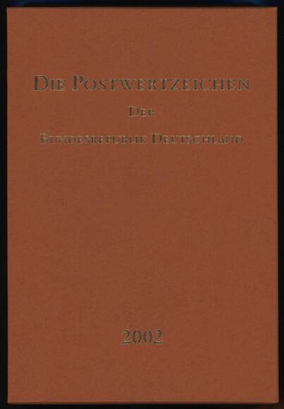 BRD 2002 Jahreszusammenstellung Jahrbuch BRD 2002 Jahreszusammenstellung Jahrbuch